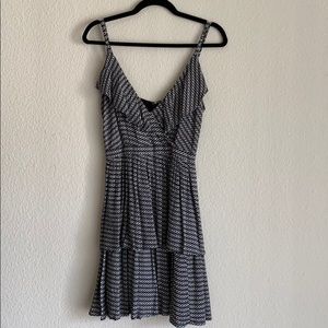 Black and white dress